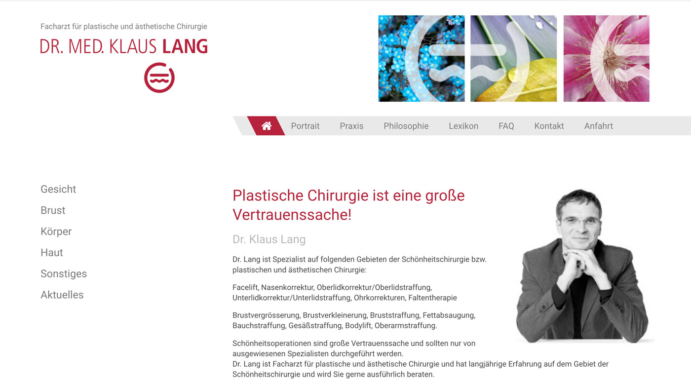 Dr. med. Klaus Lang - Plastische Chirurgie Überlingen