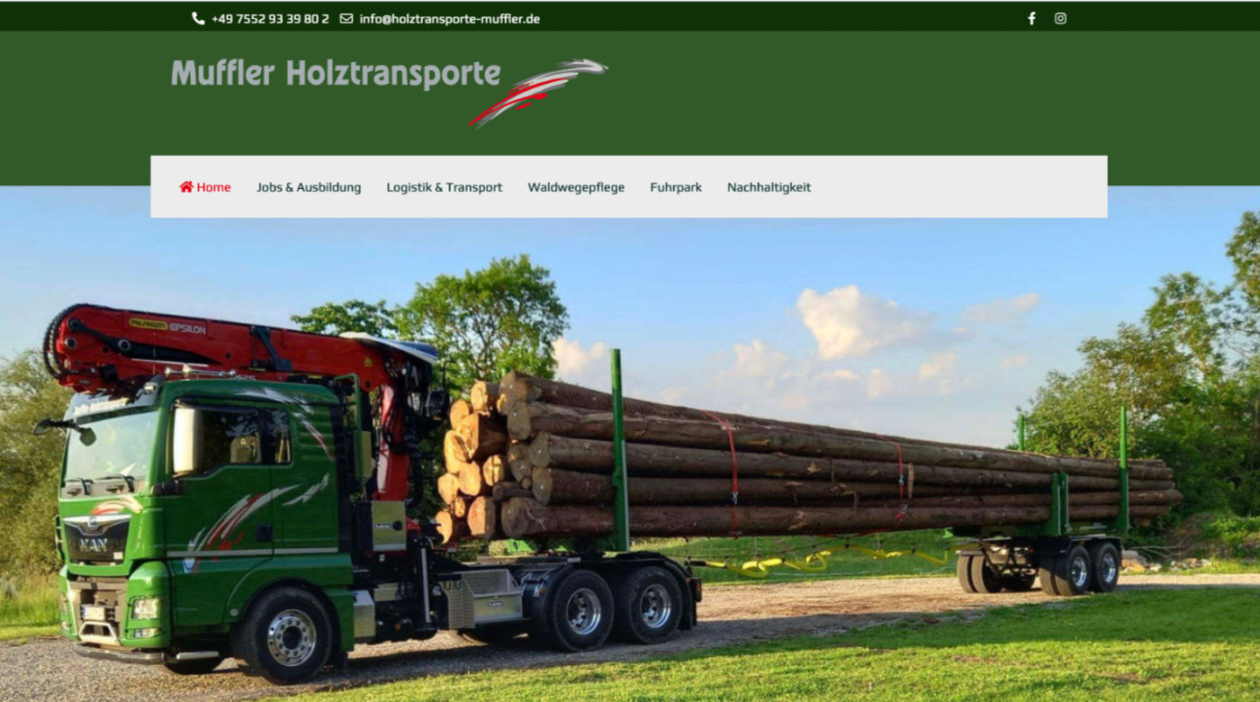 Holztransport Muffler - Pfullendorf (Aach-Linz)